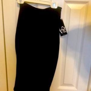 Love Tease black velvet skirt